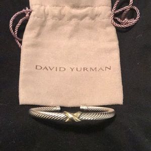 David Yurman X Bracelet with 14K Gold